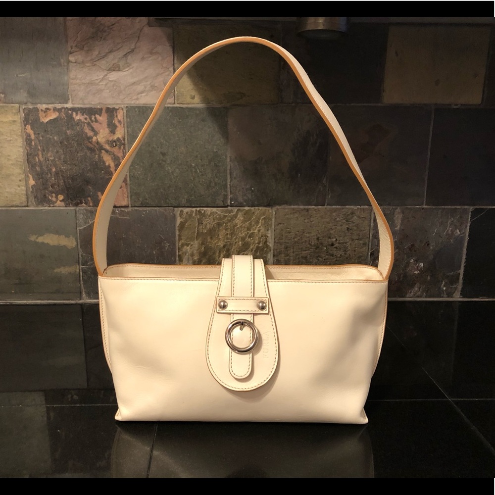 Furla ivory shoulder bag NWOT